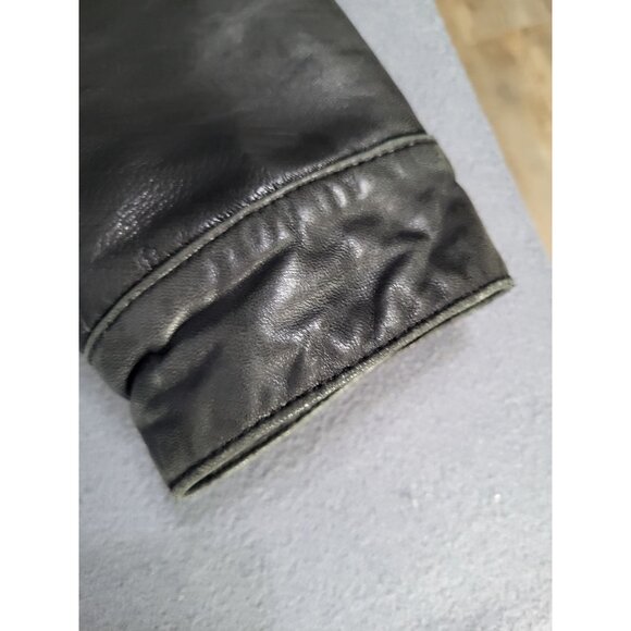 Wilsons Leather Vintage Men's SZ LG Shirt Collar Jacket with Removeable Liner - Picture 14 of 15